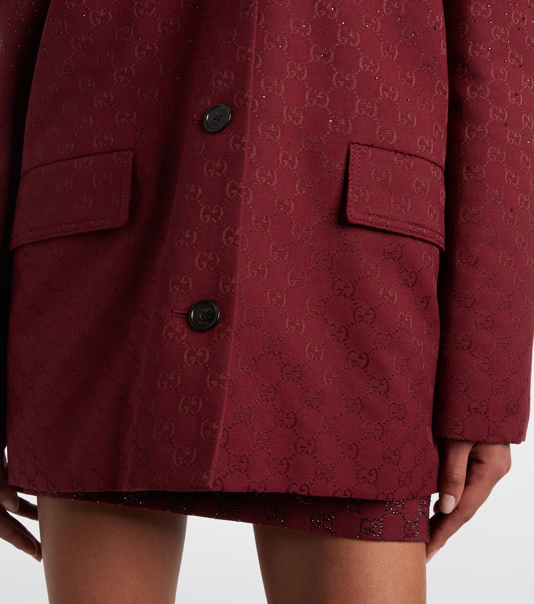 GG Crystal canvas blazer | Gucci
