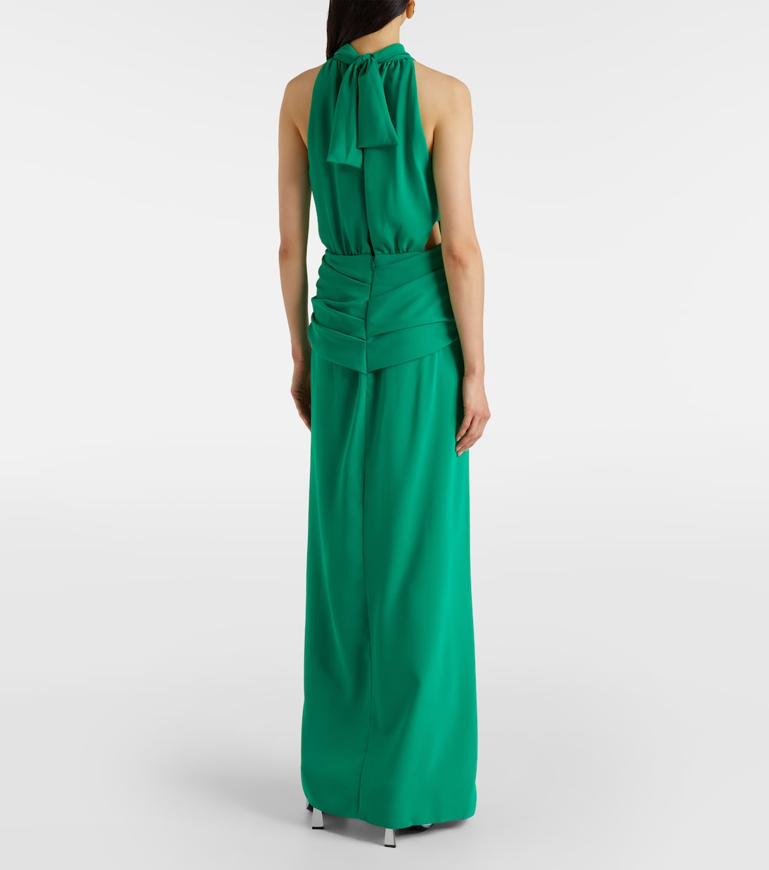 Cutout gathered maxi dress | Johanna Ortiz