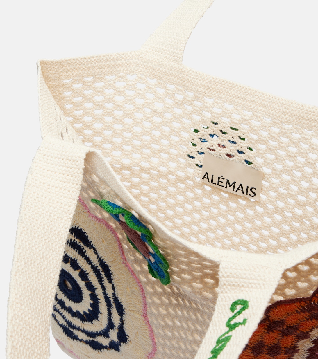 Medium crochet tote bag | Alémais