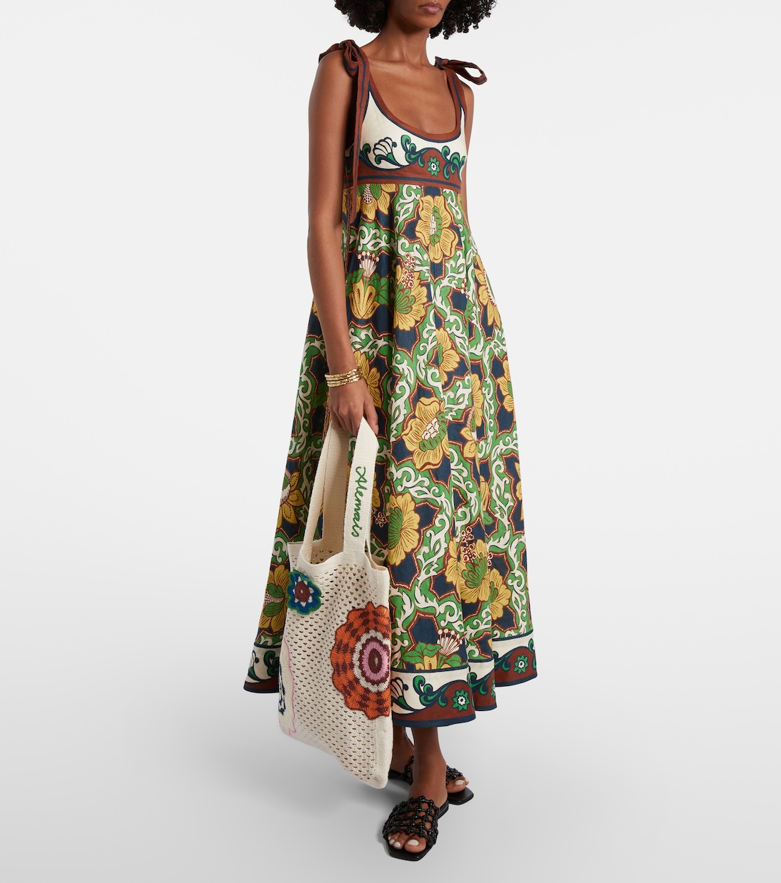 Medium crochet tote bag | Alémais