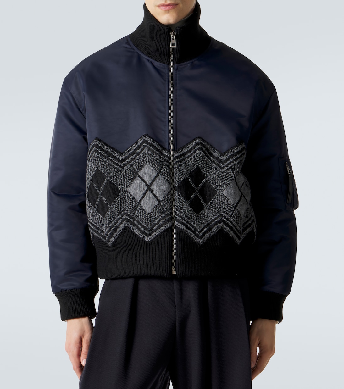 Argyle technical twill jacket | Loewe