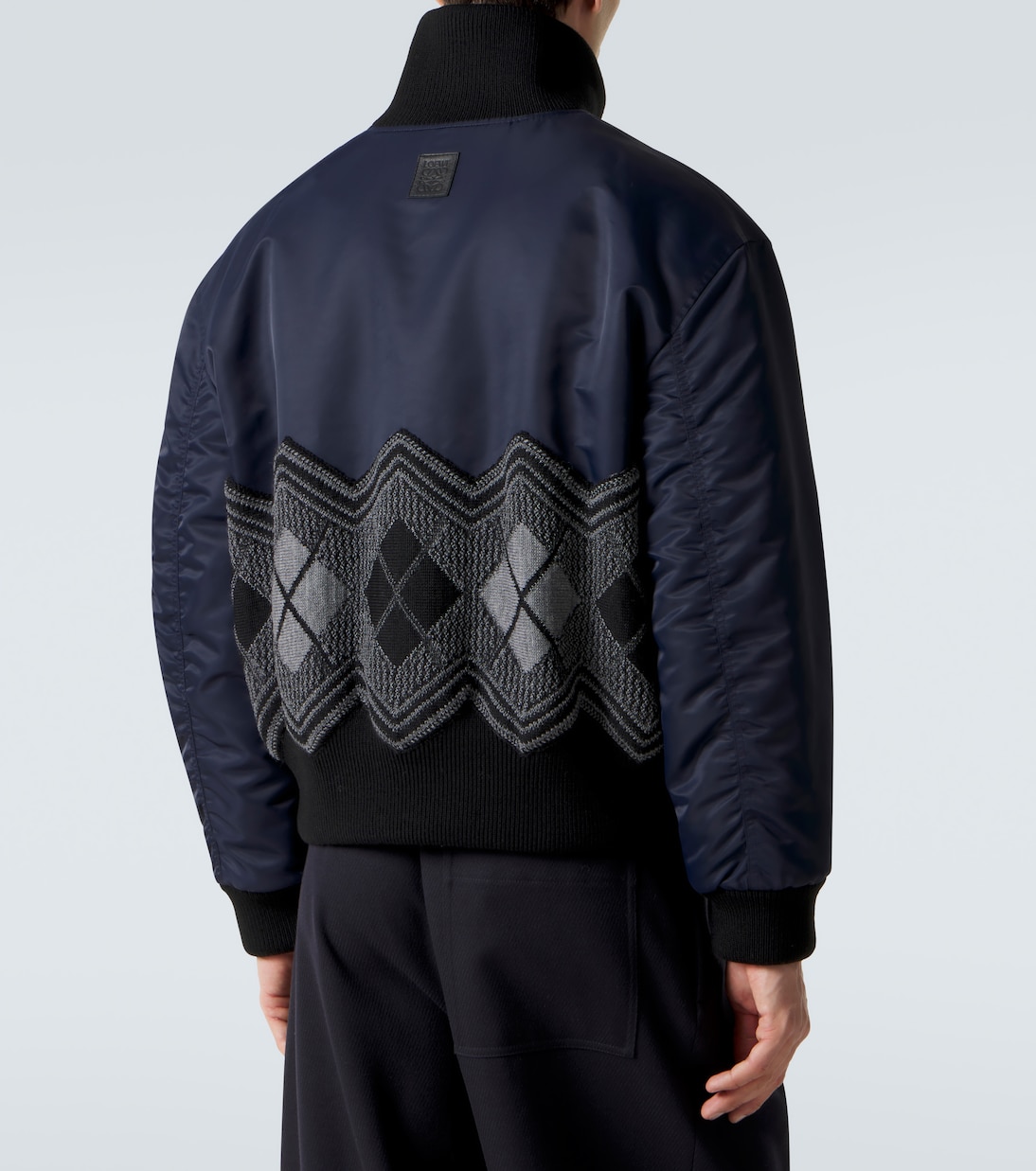 Argyle technical twill jacket | Loewe