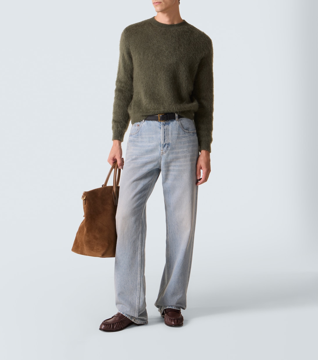 Le Loafer Supple leather penny loafers | Saint Laurent