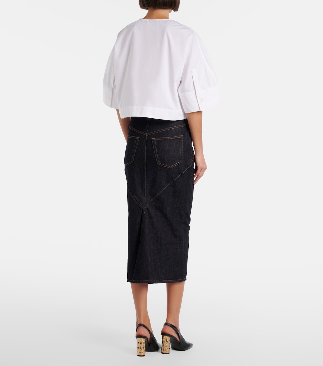 Denim midi skirt | Givenchy