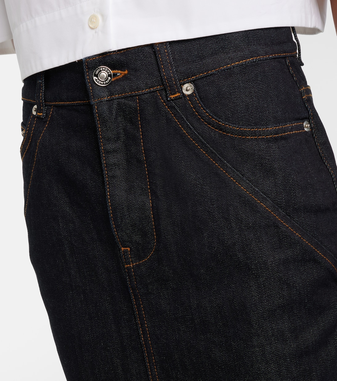 Denim midi skirt | Givenchy