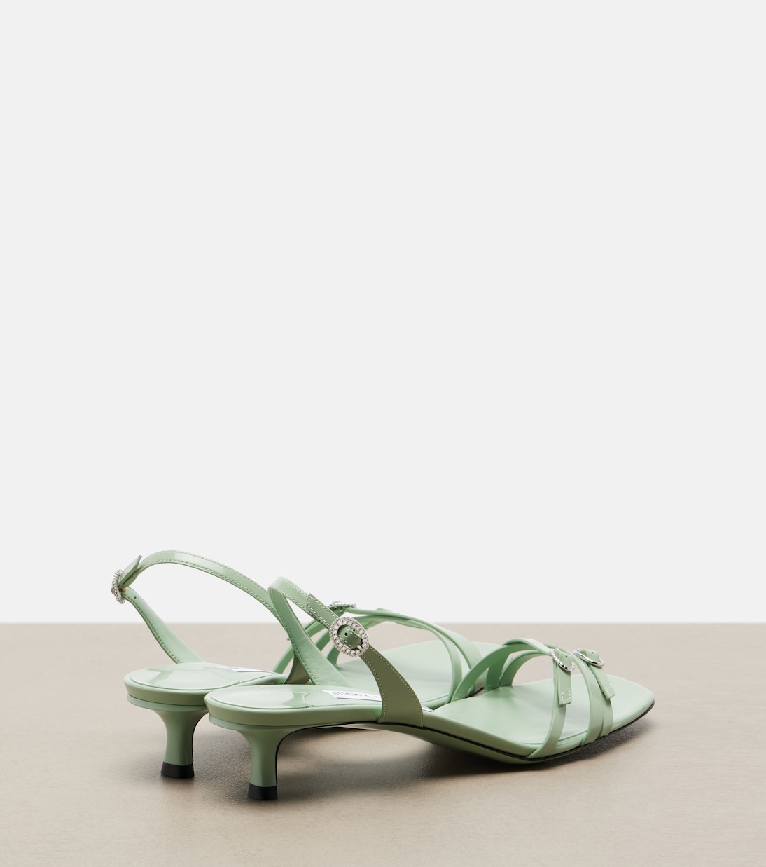 Kaira patent leather slingback sandals | Jimmy Choo