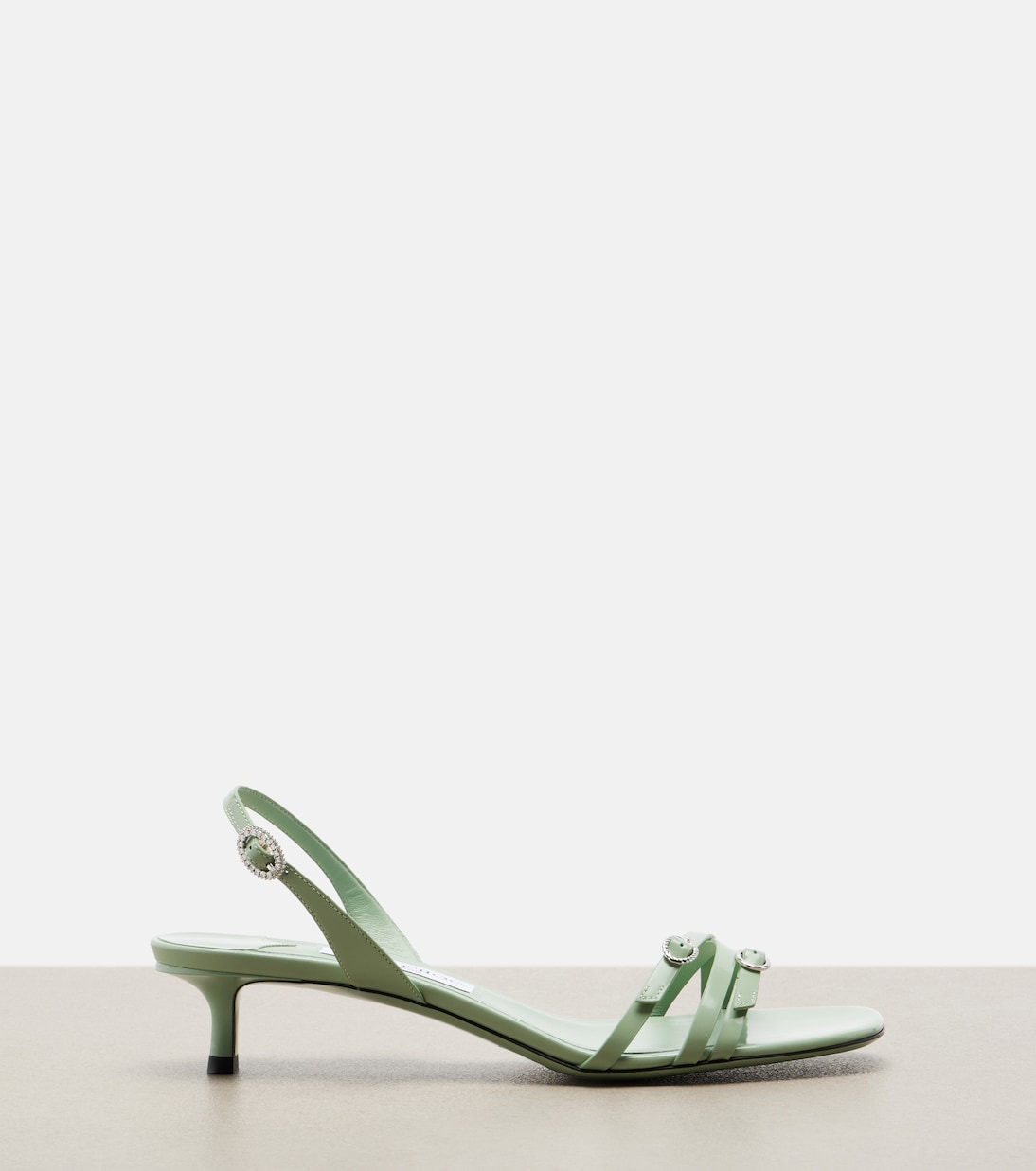 Kaira patent leather slingback sandals | Jimmy Choo
