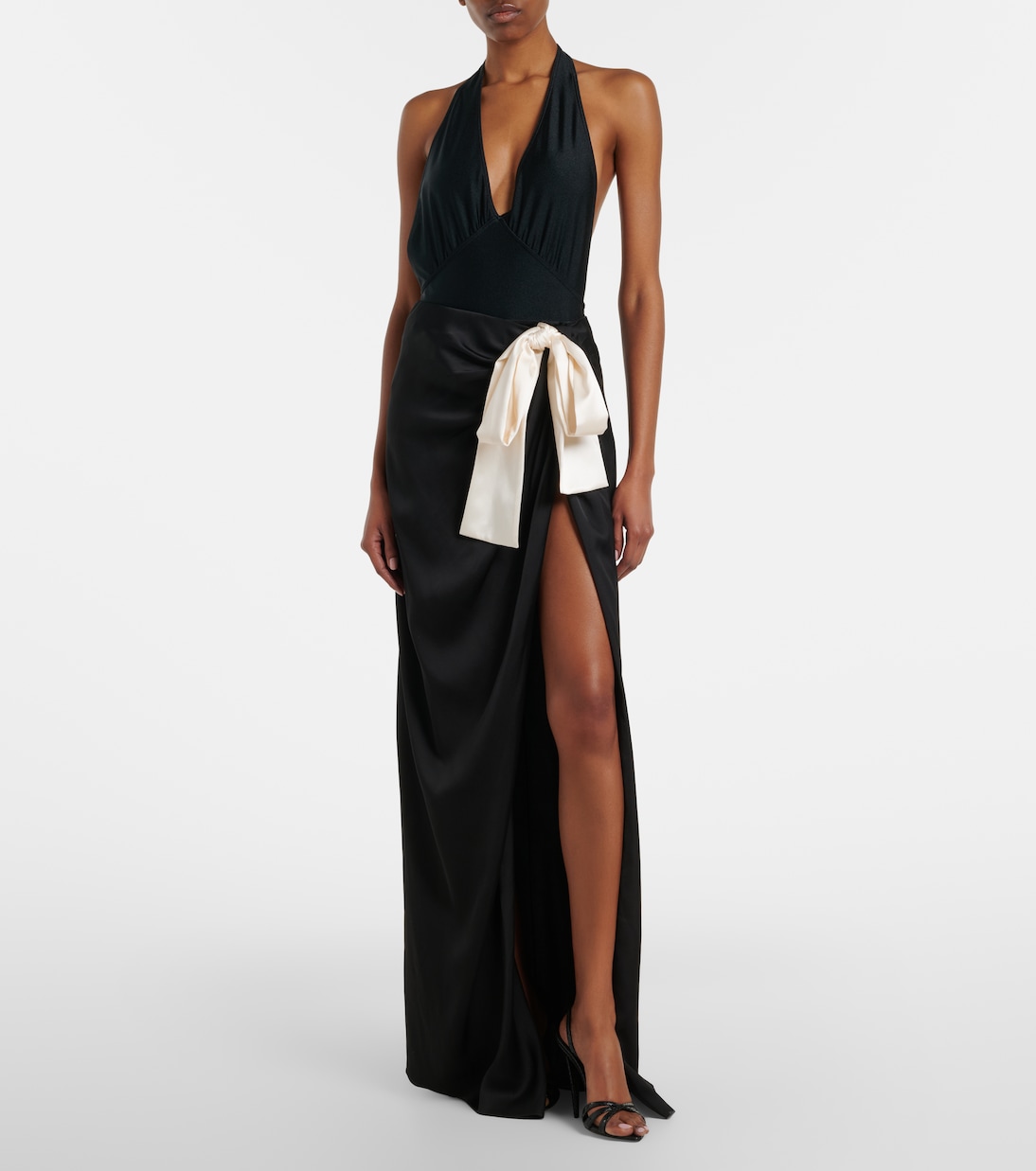 Cassandre halterneck swimsuit | Saint Laurent