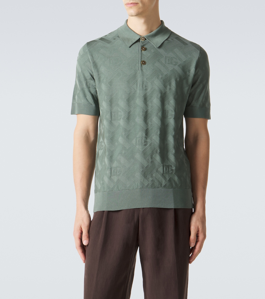 DG真丝Polo衫 | Dolce&Gabbana