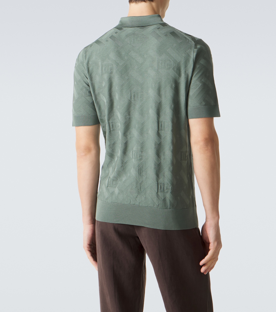 DG真丝Polo衫 | Dolce&Gabbana