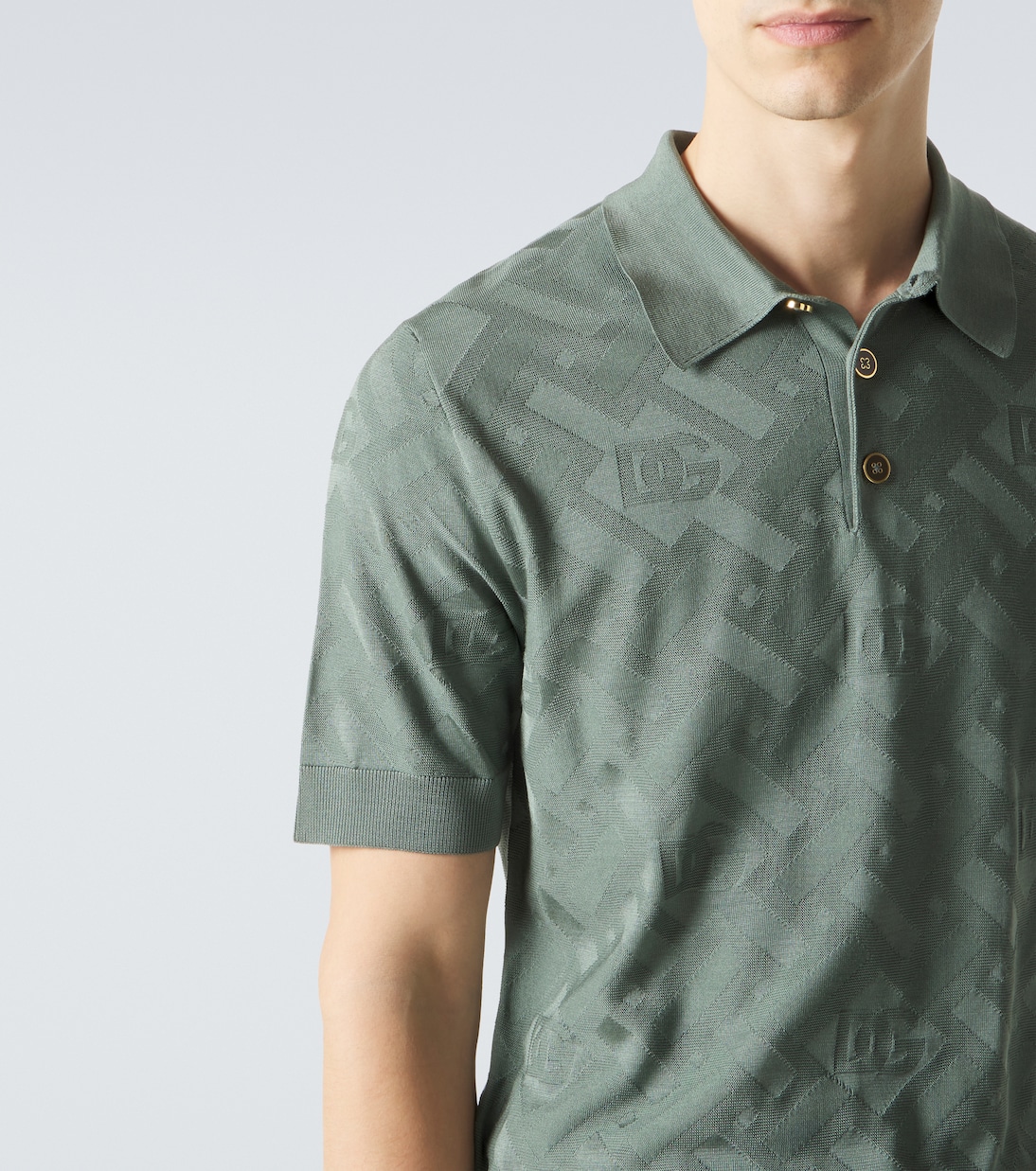 DG真丝Polo衫 | Dolce&Gabbana