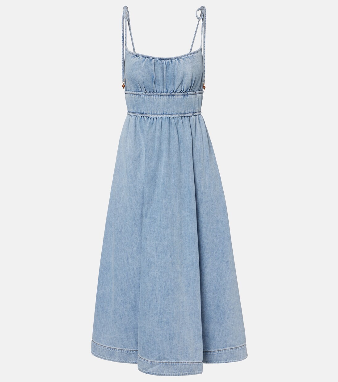 Robe midi Wanderlust en jean | Zimmermann