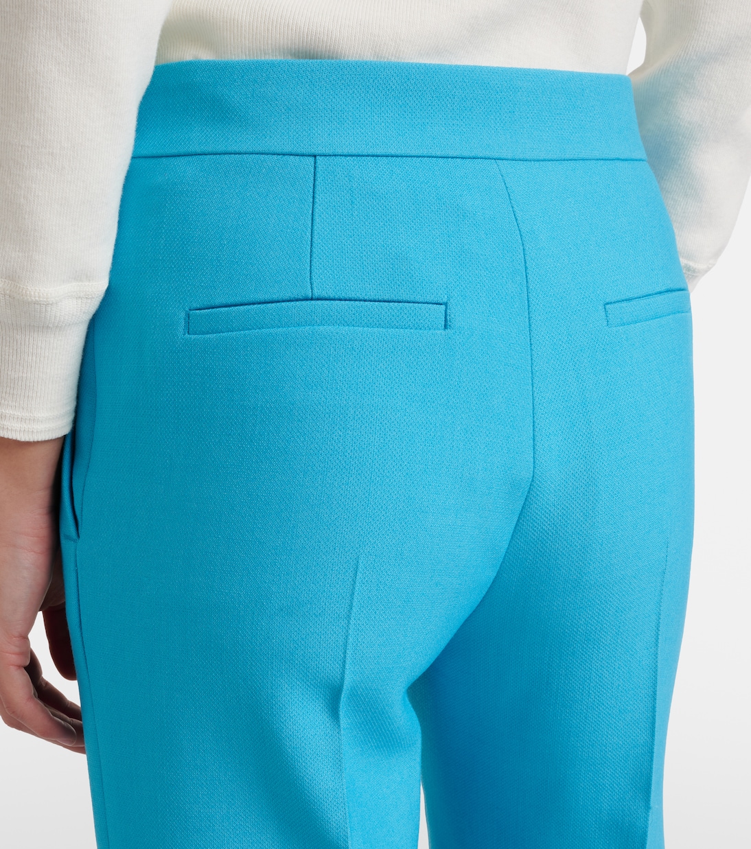 Gerade Cropped-Hose aus Crêpe | Chloé