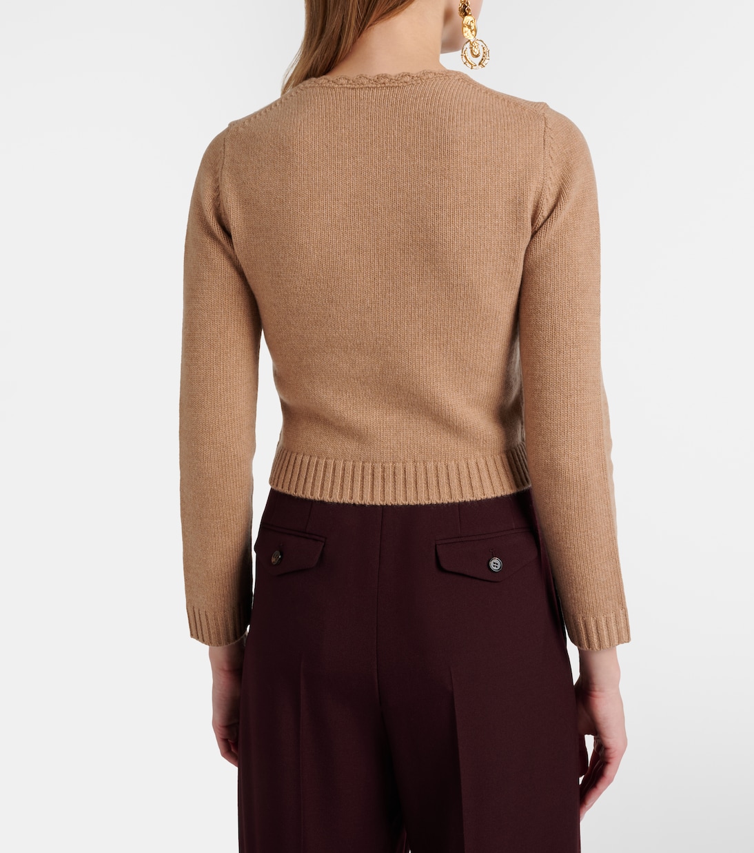 Logo wool and cashmere sweater | Chloé