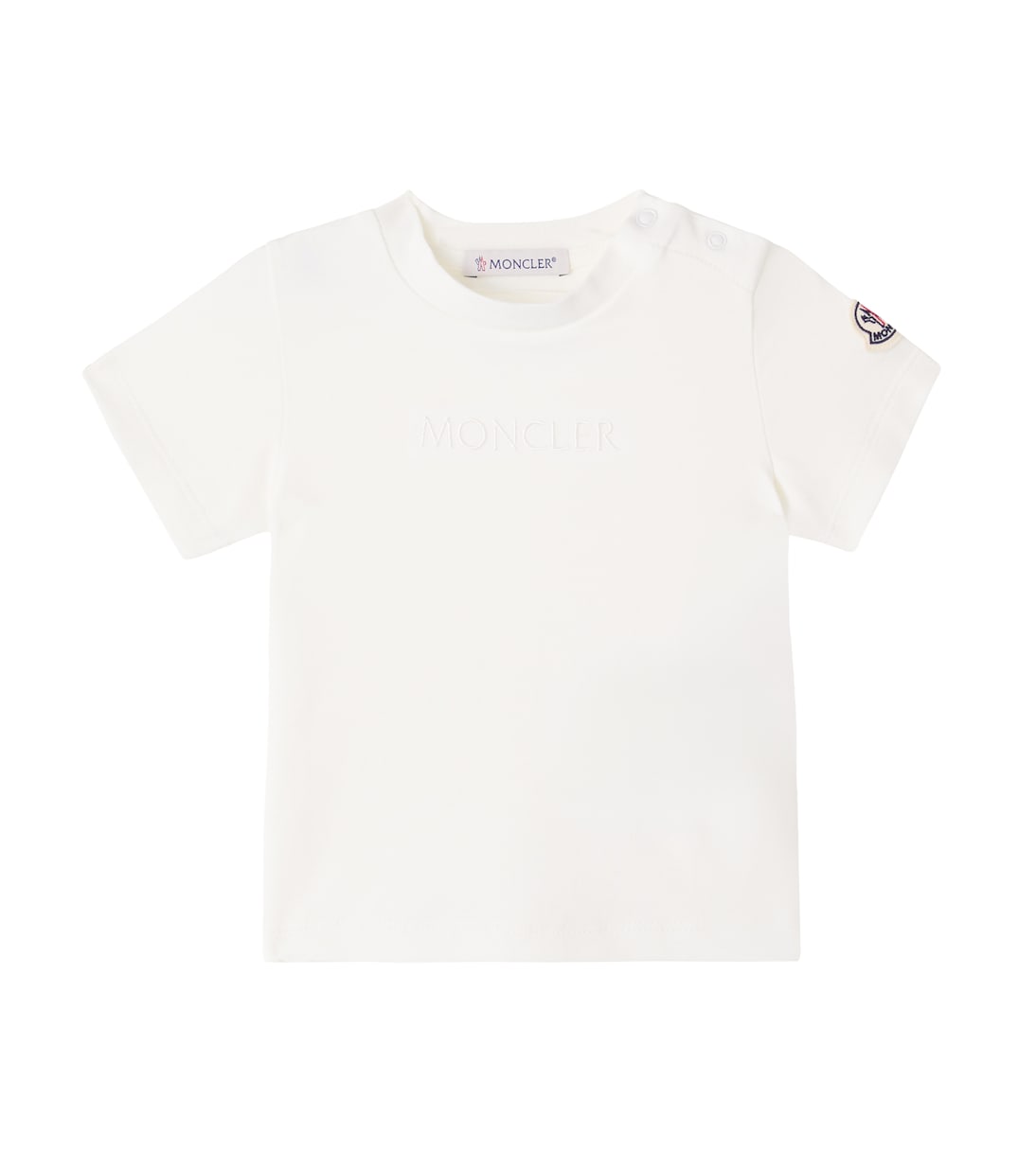 Bebé - camiseta en mezcla de algodón con logo | Moncler Enfant