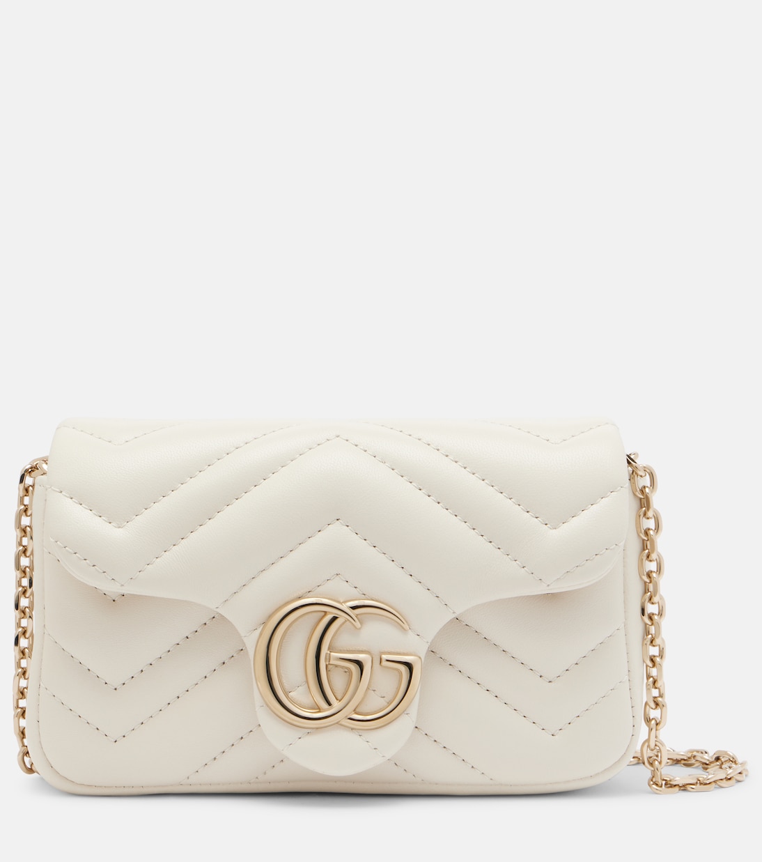 GG Marmont Mini leather shoulder bag | Gucci