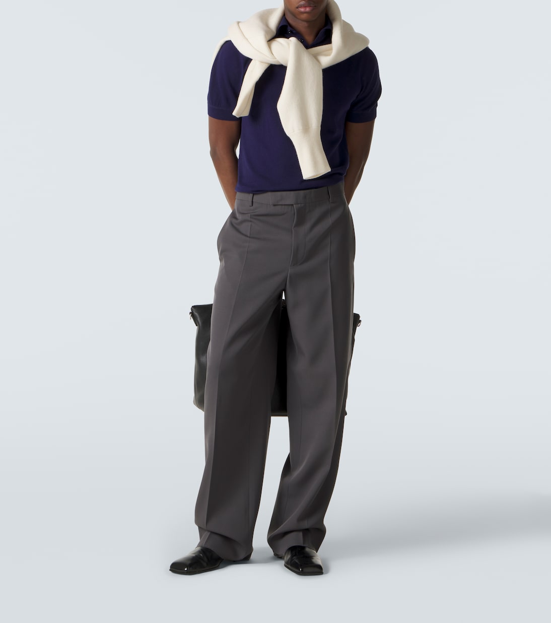 Polo en coton, soie et cachemire | Allude