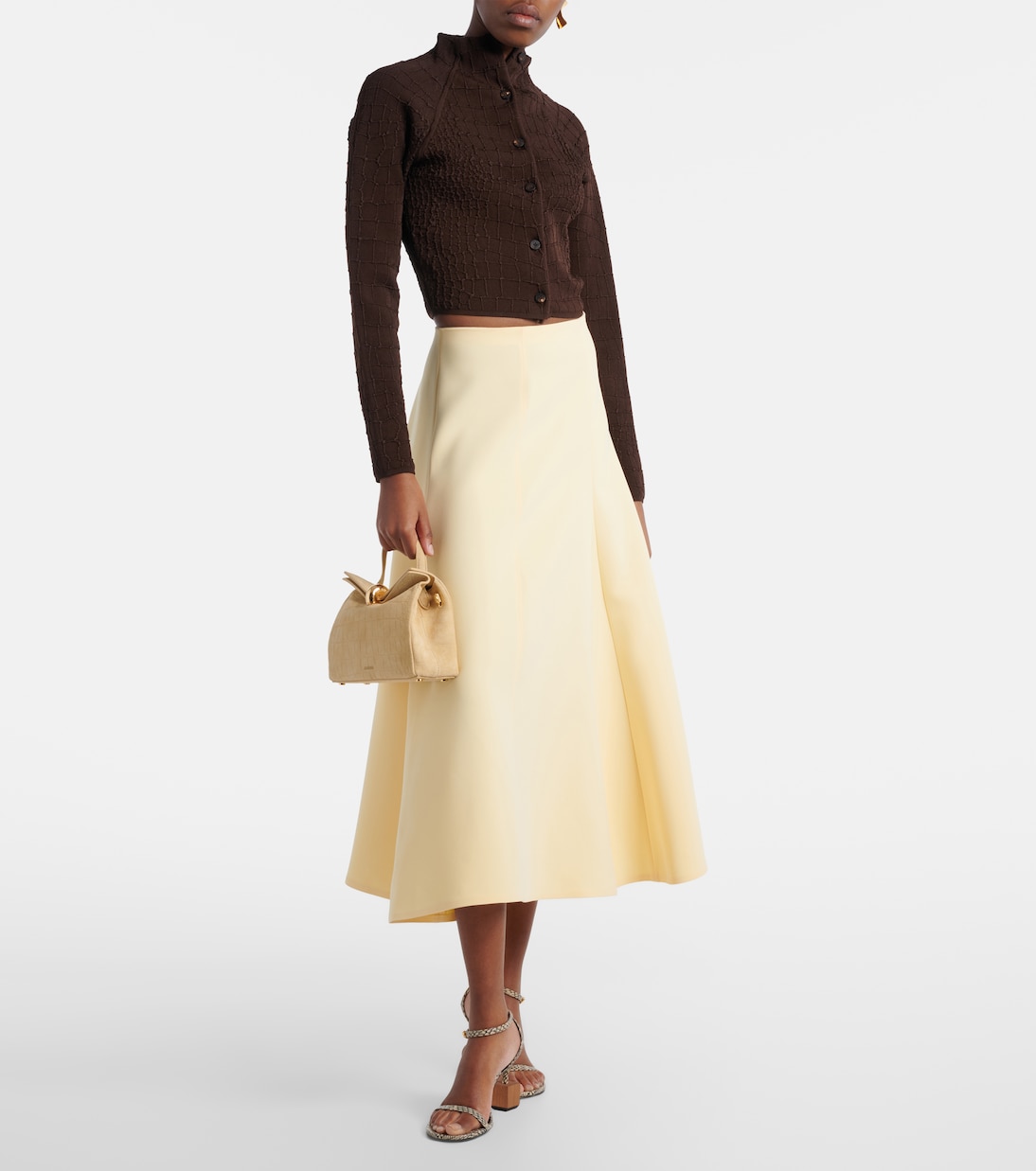 Valérie Small suede top-handle bag | Jacquemus