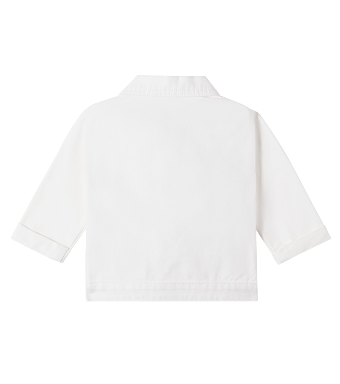 Patch-appliqué denim shirt | Stella McCartney Kids