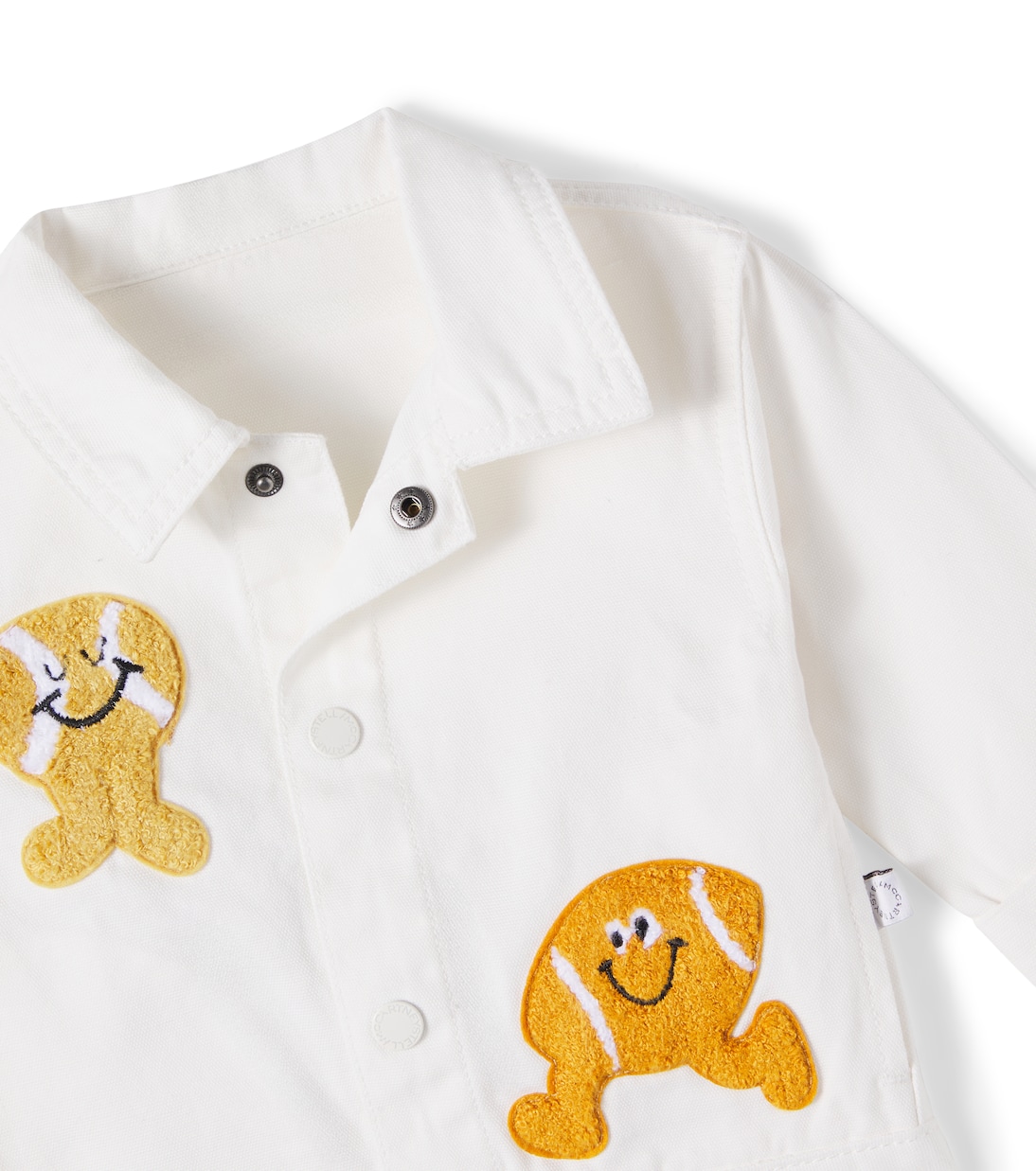 Patch-appliqué denim shirt | Stella McCartney Kids