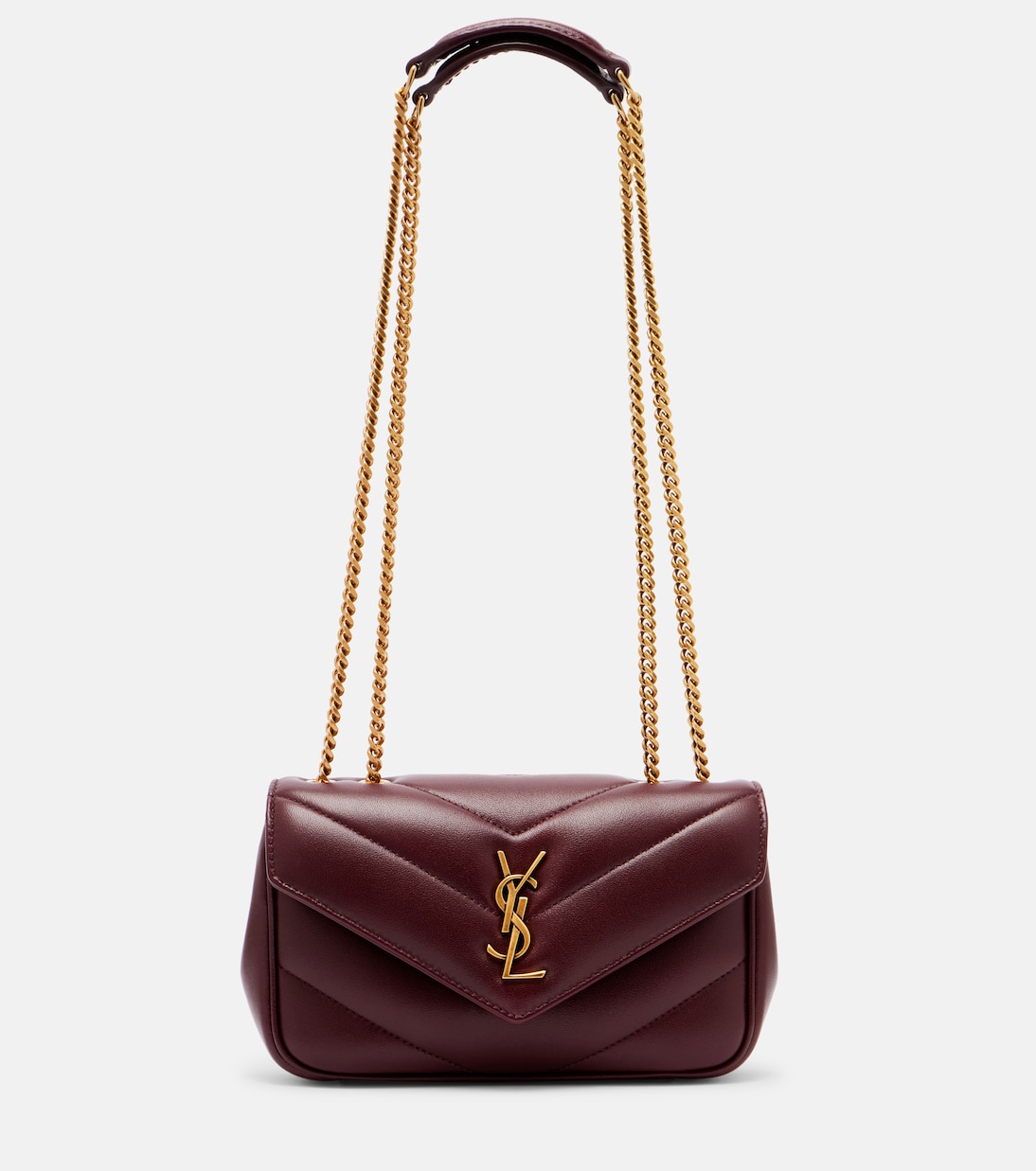 Loulou Mini leather shoulder bag | Saint Laurent