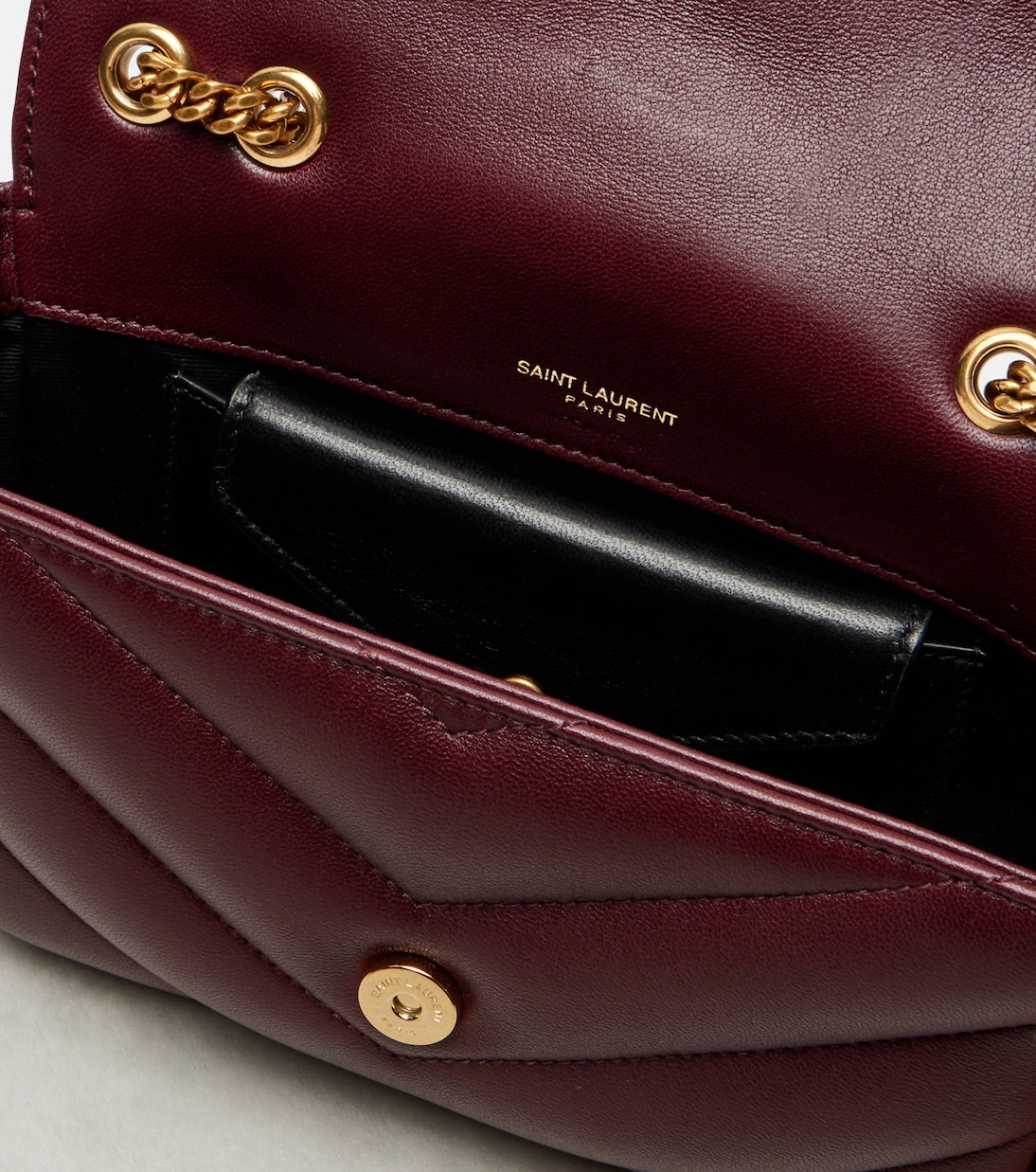 Loulou Mini leather shoulder bag | Saint Laurent