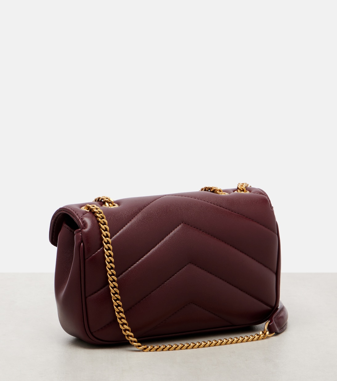 Loulou Mini leather shoulder bag | Saint Laurent