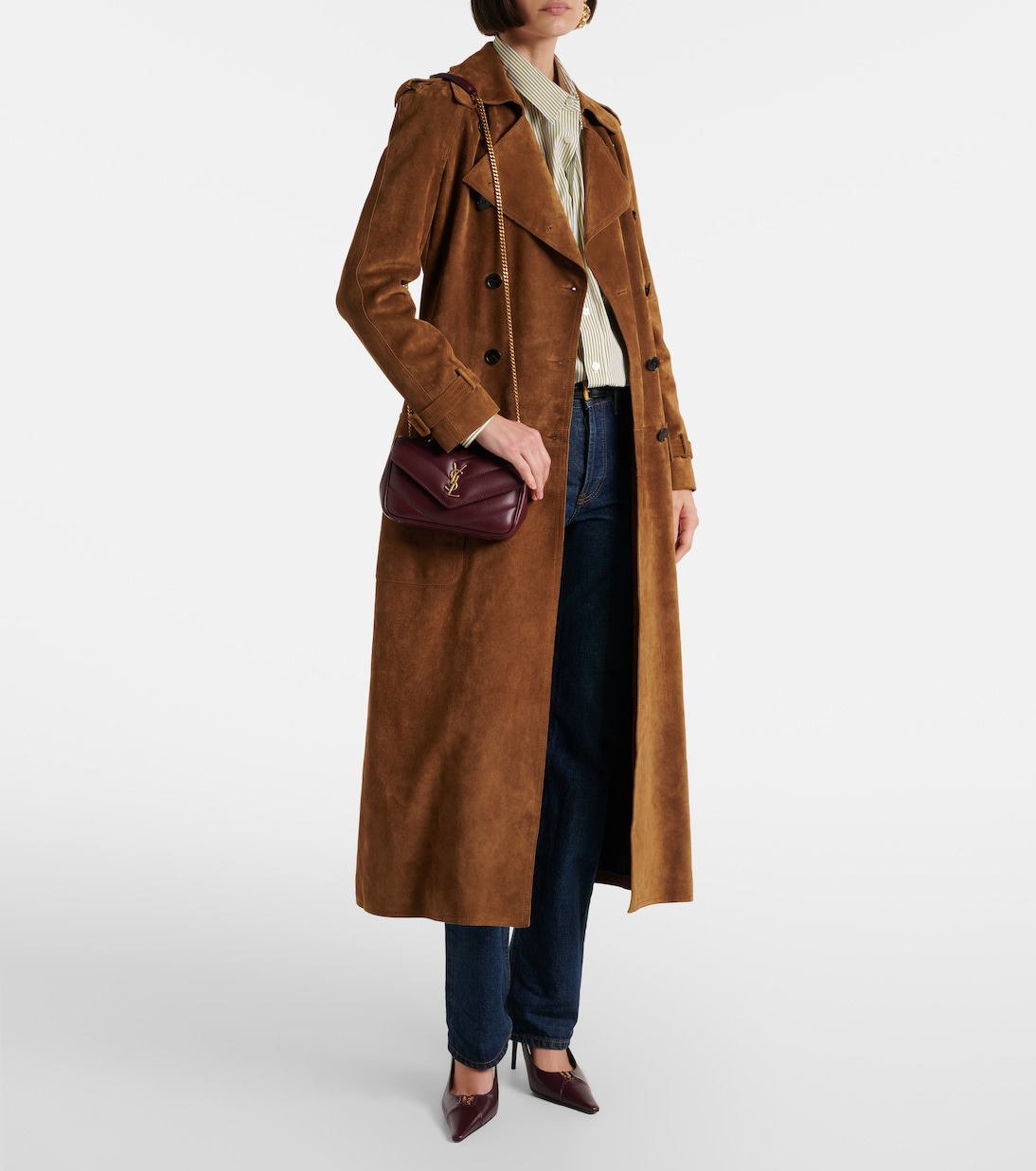 Loulou Mini leather shoulder bag | Saint Laurent