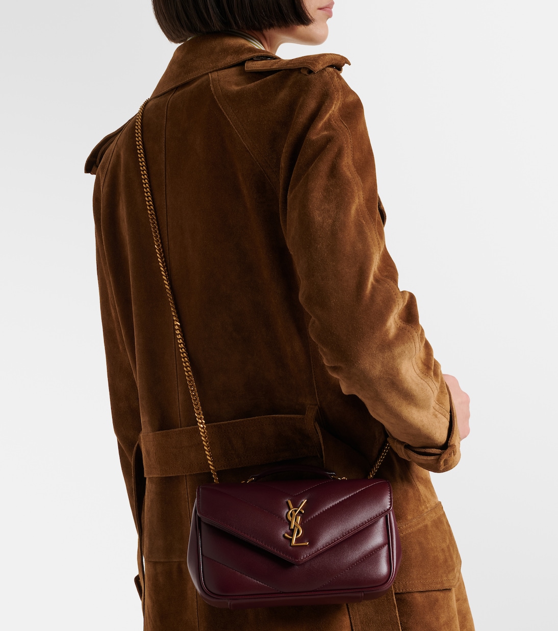 Loulou Mini leather shoulder bag | Saint Laurent