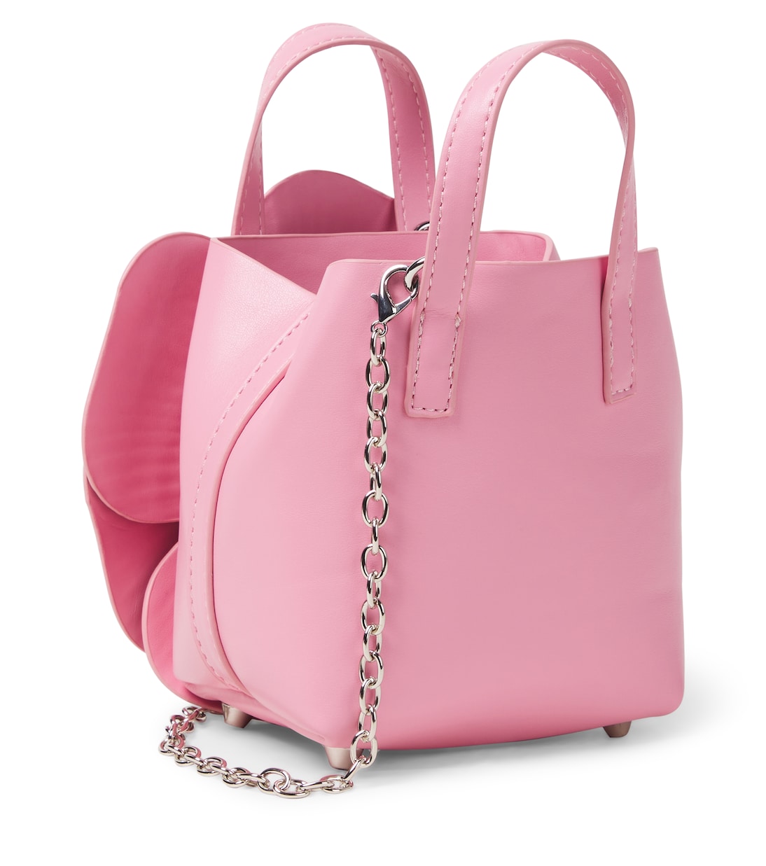 Floral-appliqué top-handle bag | Monnalisa