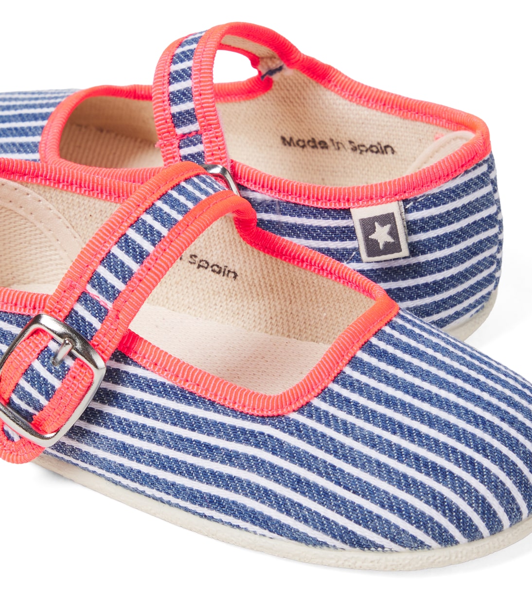Striped ballet flats | Bonton