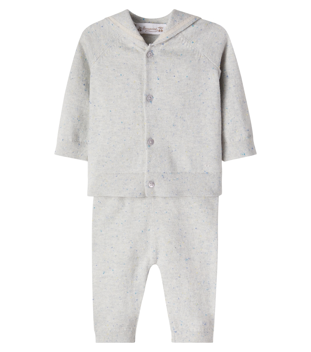 Bébé – Ensemble cardigan et pantalon Laslo en coton | Bonpoint