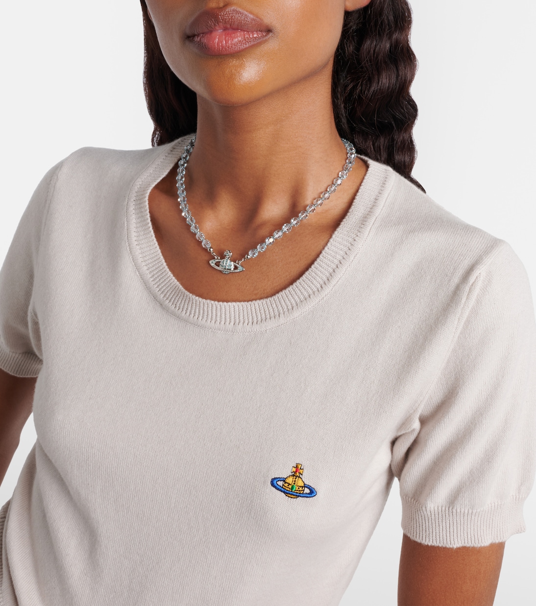 Embellished platinum choker | Vivienne Westwood