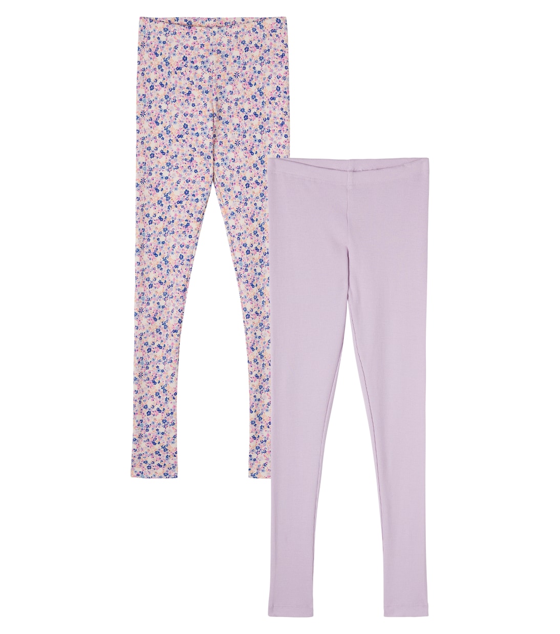 Jules set of 2 cotton-blend leggings | Wheat