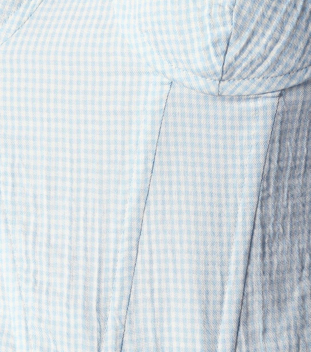 Top Oceanic de algodón con diseño gingham | Brock Collection
