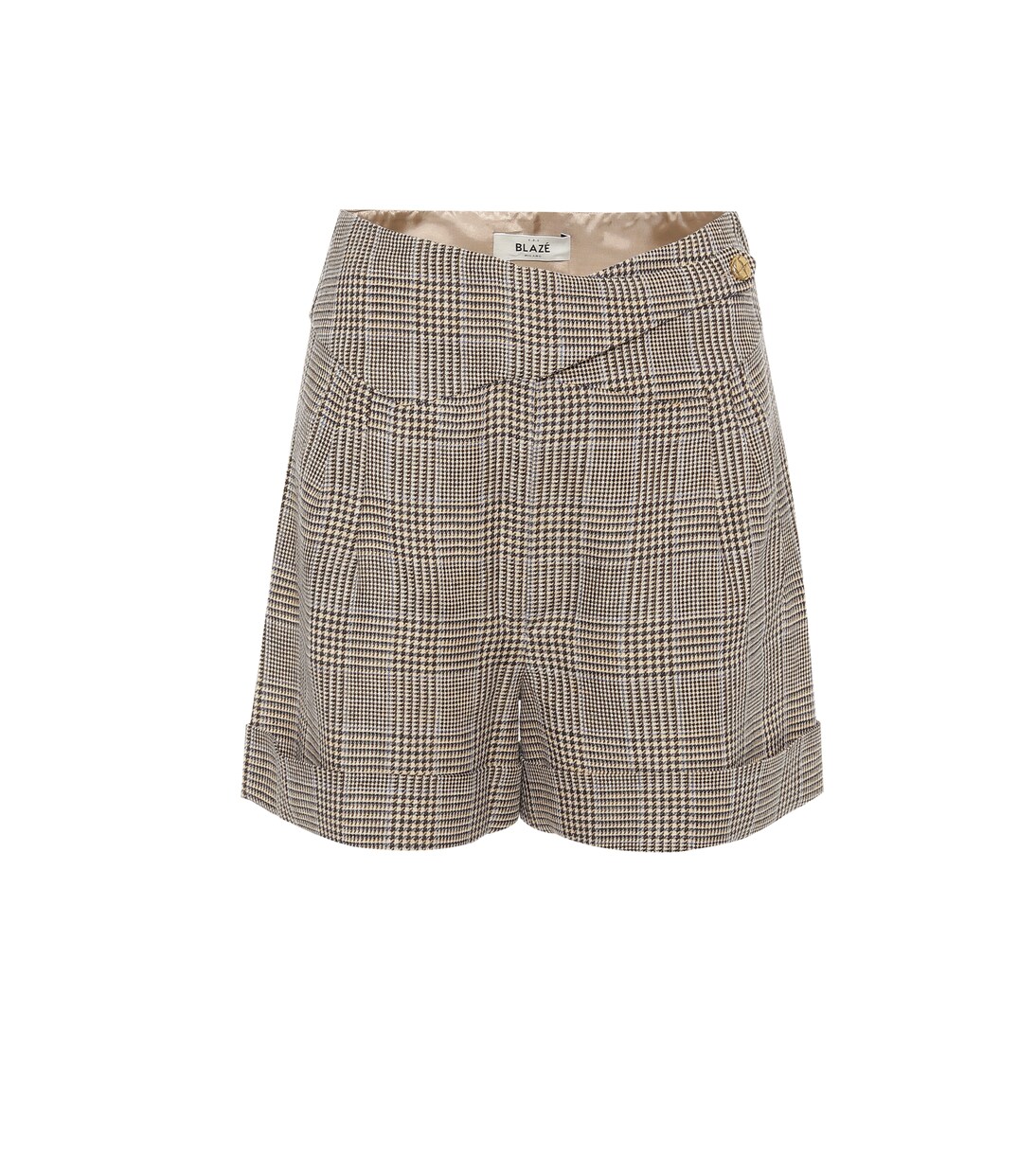 Basque linen and wool shorts | Blazé Milano