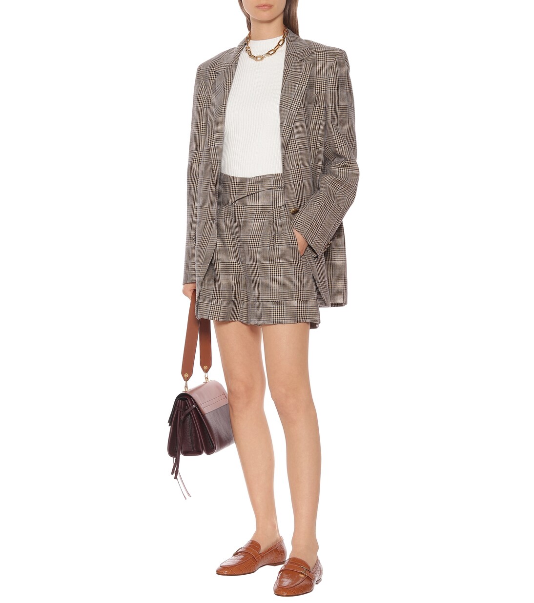 Basque linen and wool shorts | Blazé Milano