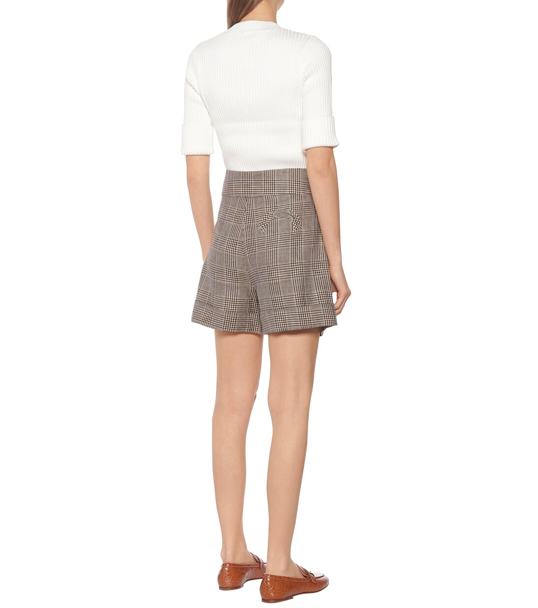 Basque linen and wool shorts | Blazé Milano