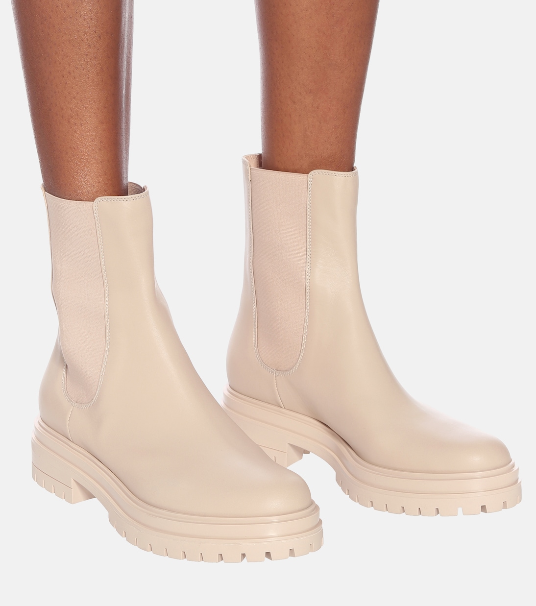 Stivaletti Chester in pelle | Gianvito Rossi