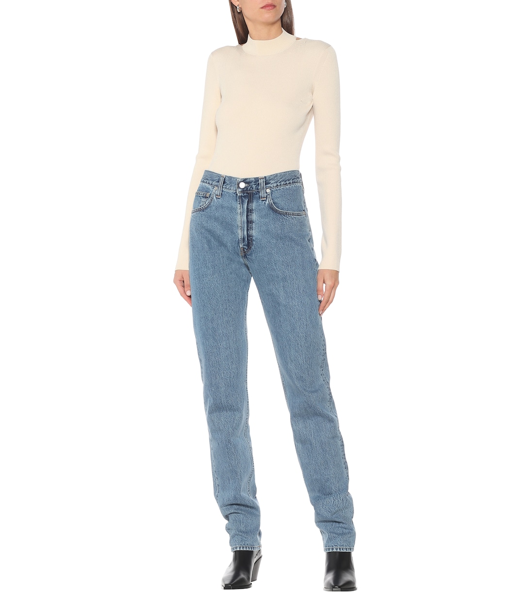 Ribbed-knit sweater | Helmut Lang