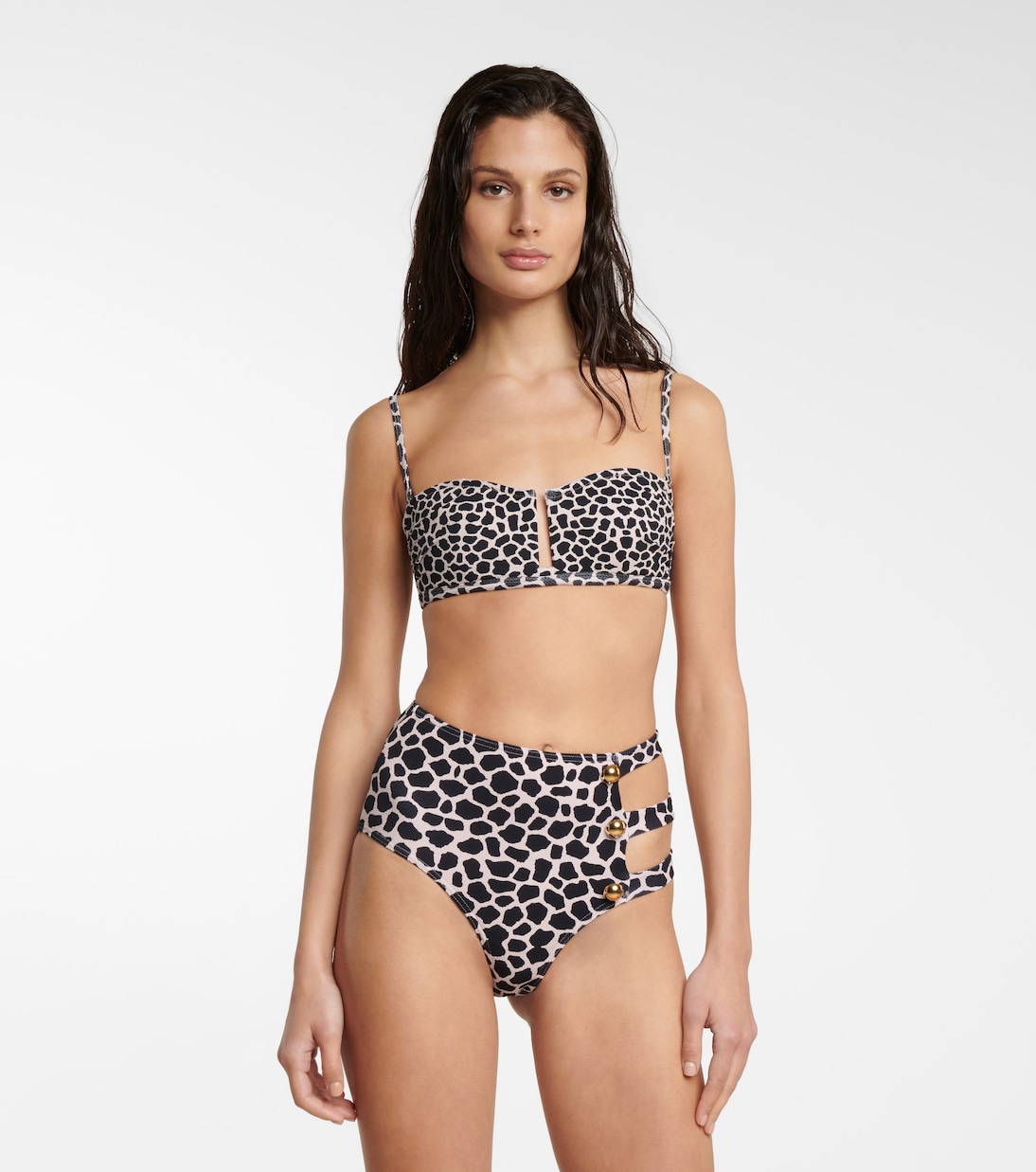Della giraffe-print bikini bottoms | Alexandra Miro