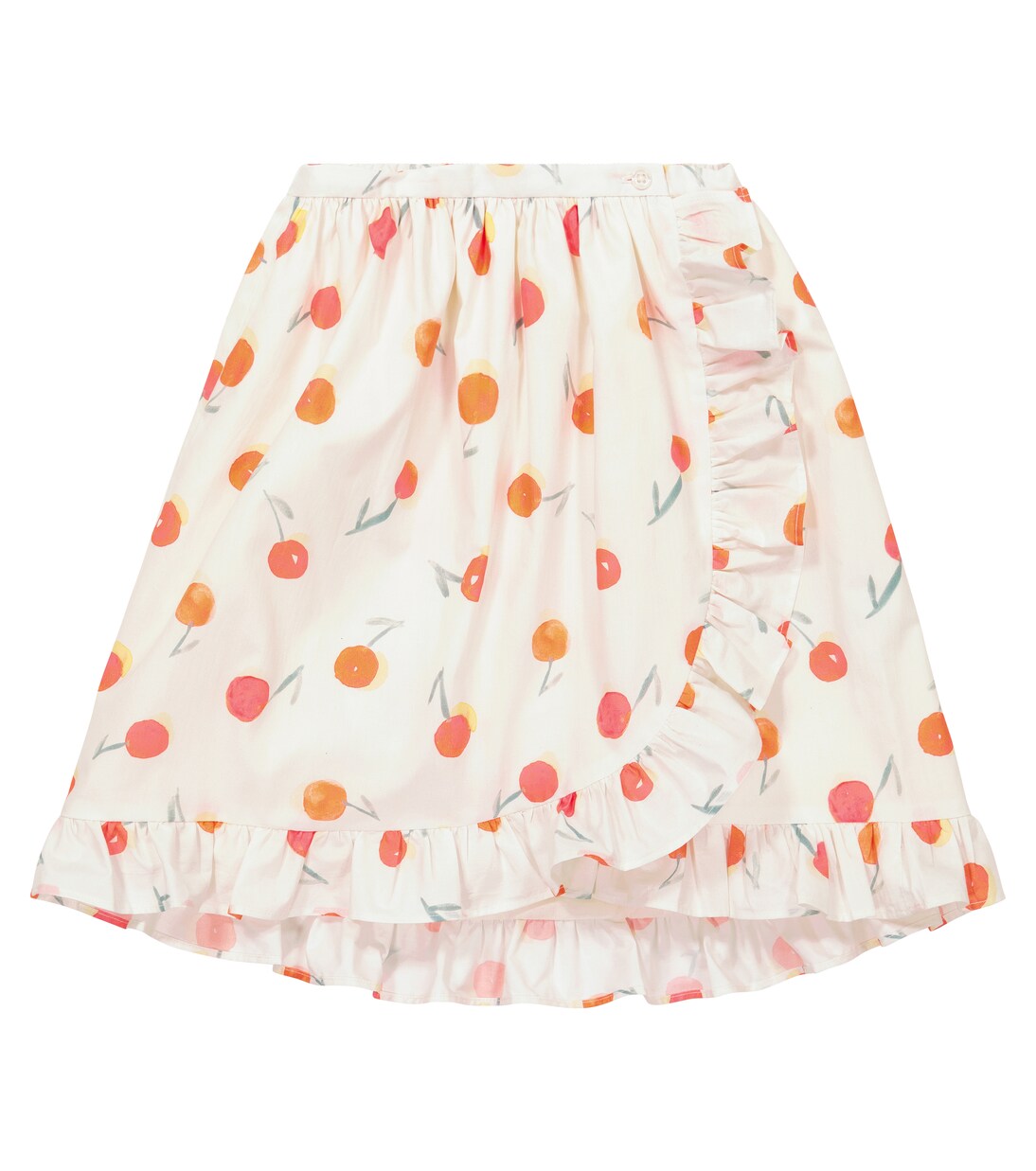 Falda Sveva de algodón estampada | Bonpoint