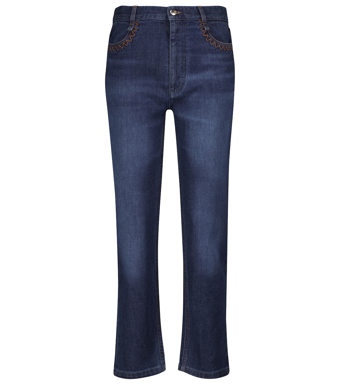Jeans rectos de tiro alto | Chloé