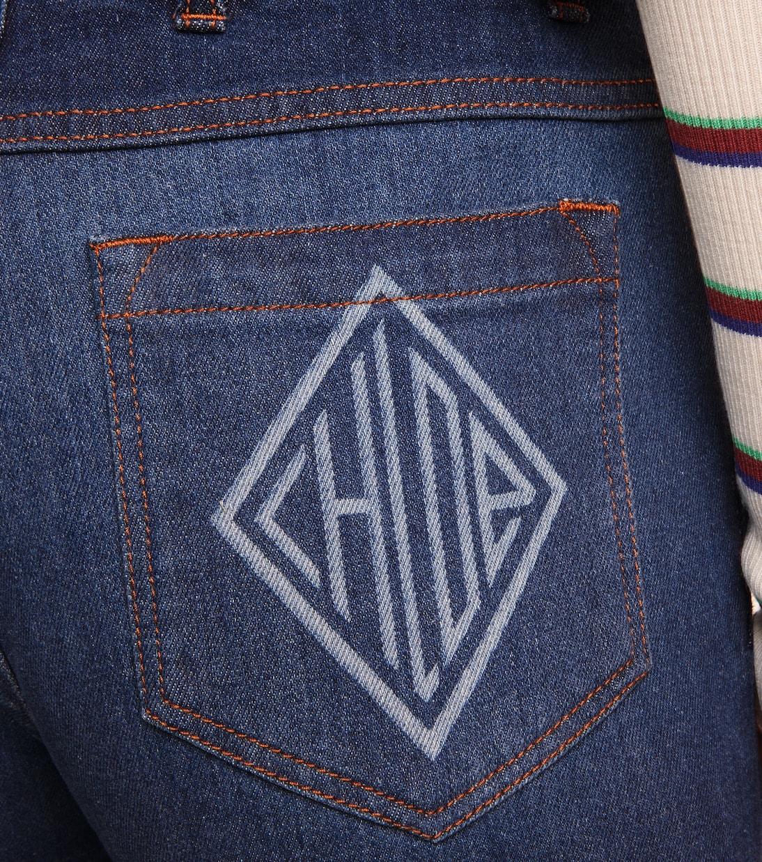 Jeans rectos de tiro alto | Chloé