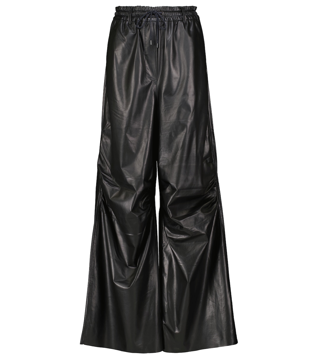 Gines wide-leg leather sweatpants | Petar Petrov