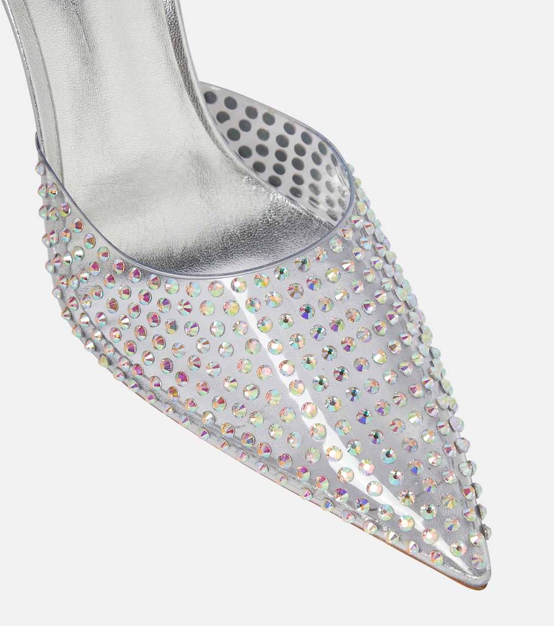 Hollywood embellished PVC mules | Paris Texas