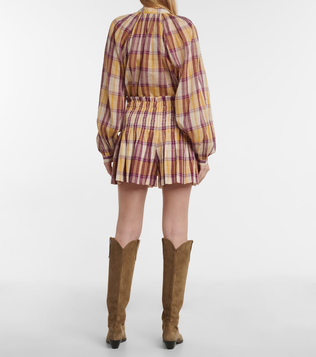 Bayowel shirred cotton shorts | Marant Etoile