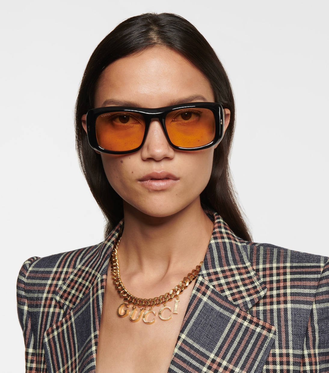 板材矩形太阳镜 | Gucci