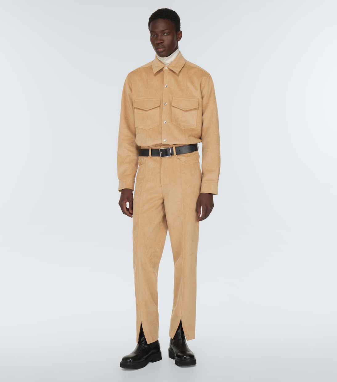 Pantalon en daim régénéré | Nanushka