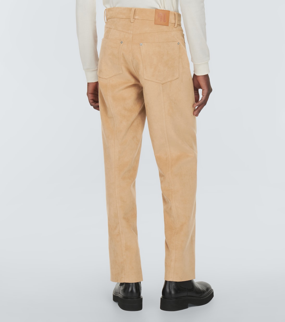 Pantalon en daim régénéré | Nanushka
